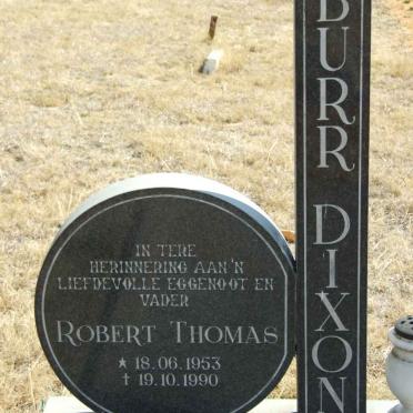 DIXON Robert Thomas, BURR 1953-1990
