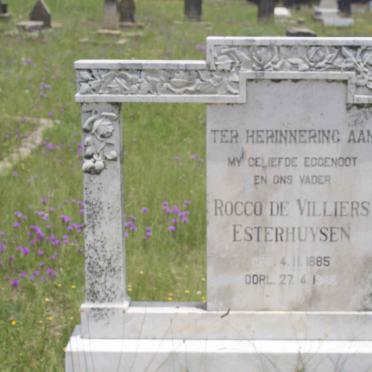 ESTERHUYSEN Rocco de Villiers 1885-19?6