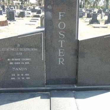 FOSTER Sandy 1929-1989