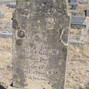 LOMBARD Anthoni Jacobus 1842-1911