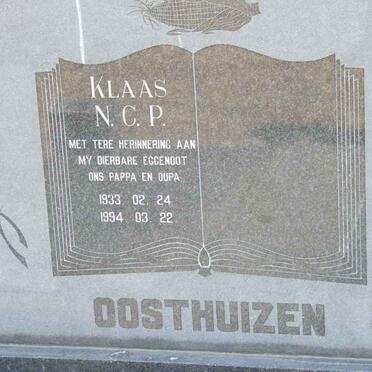 OOSTHUIZEN N.C.P. 1933-1994