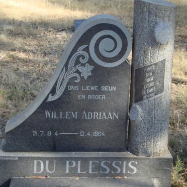 PLESSIS Willem Adriaan, du 19?4-1964