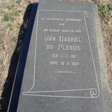 PLESSIS Jan Gabriël, du 1912-1989