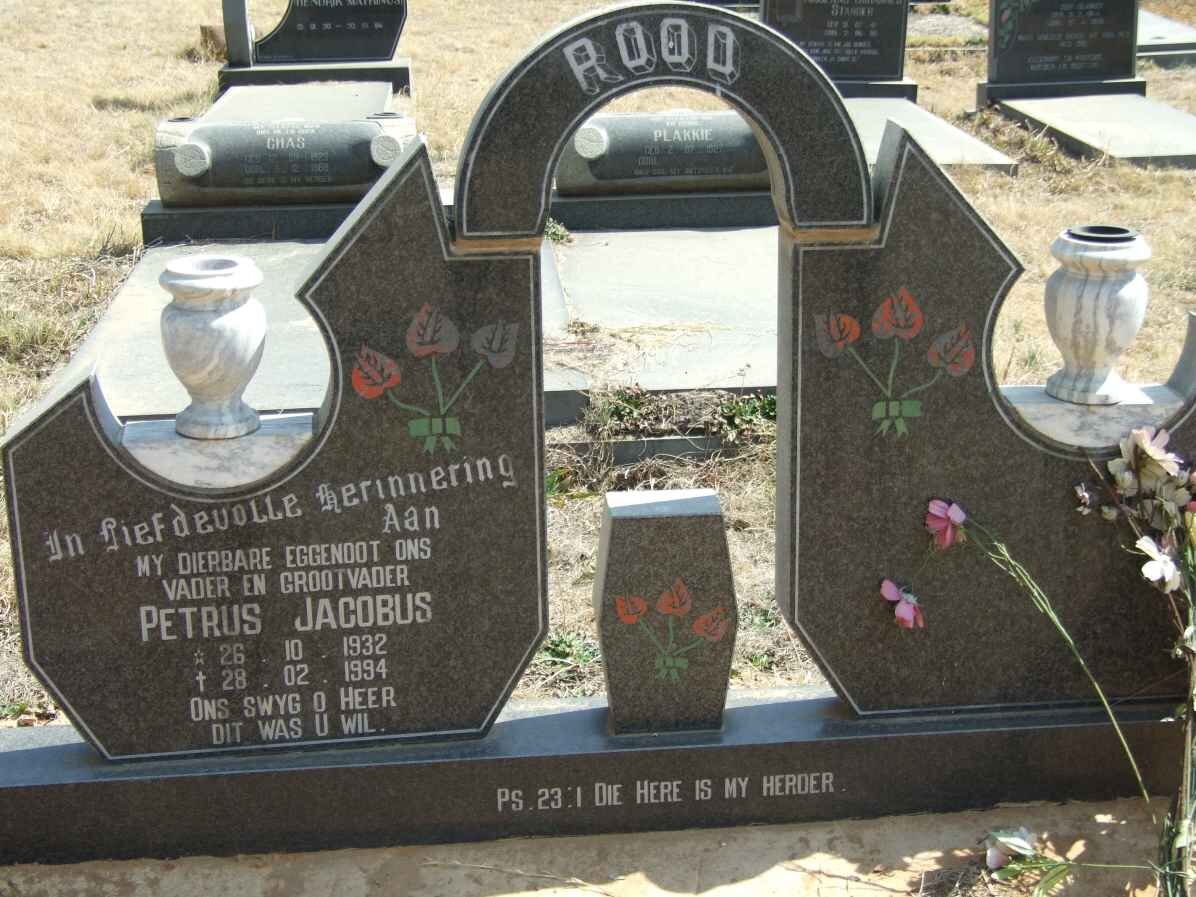 ROOD Petrus Jacobus 1932-1994