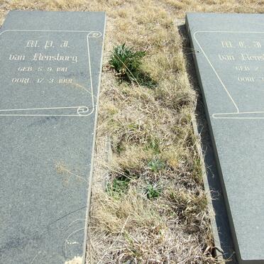 RENSBURG M.C.J., van 1911-1993 & M.P.J 1911-1991