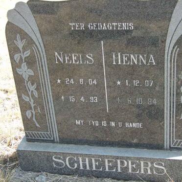 SCHEEPERS Neels 1904-1993 &amp; Henna 1907-1994