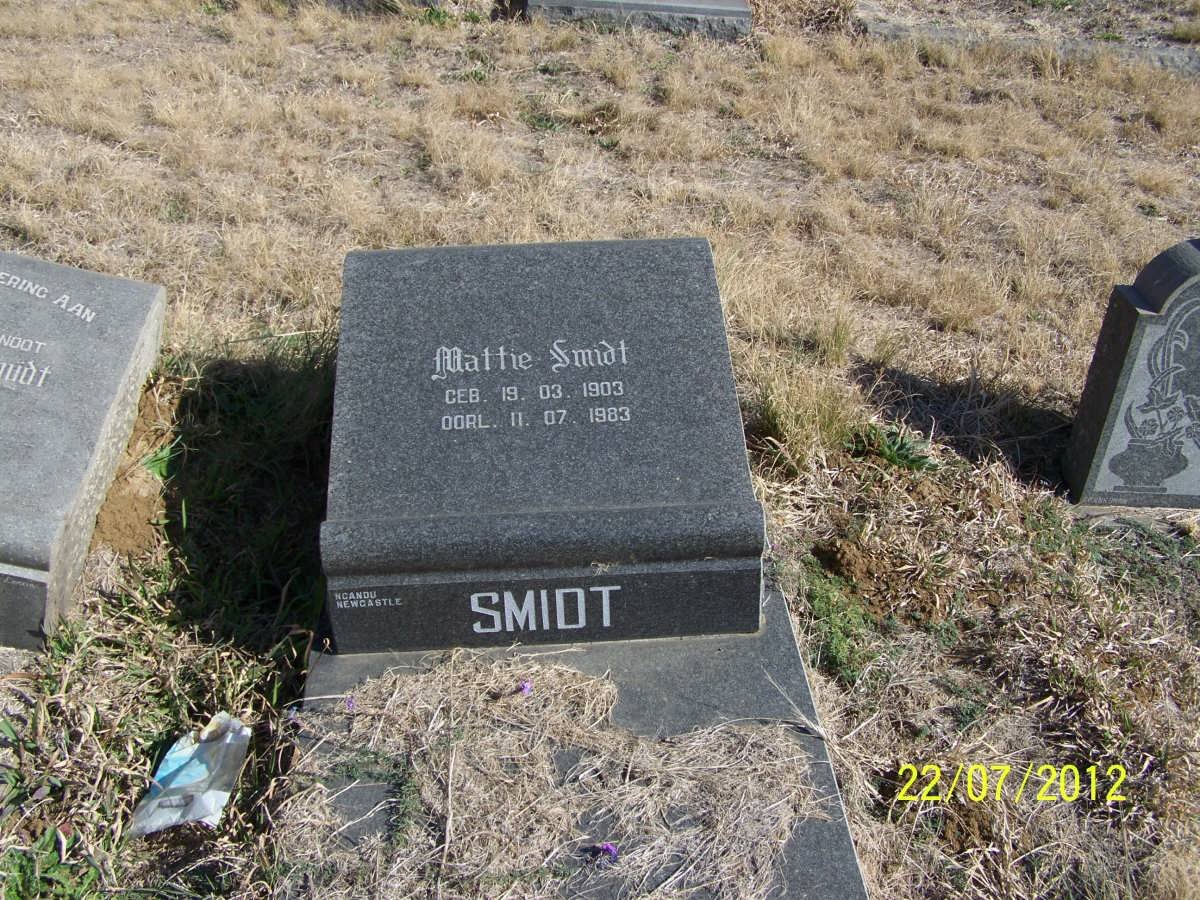 SMIDT Mattie 1903-1983