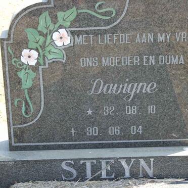 STEYN Davigne 1932-1990