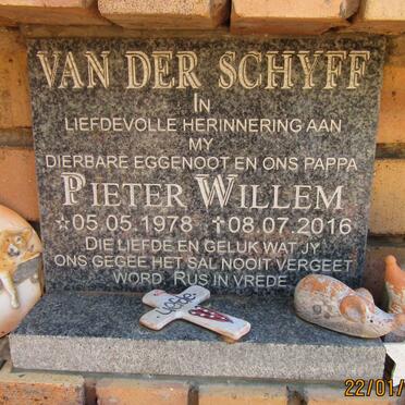SCHYFF Pieter Willem, van der 1978-2016
