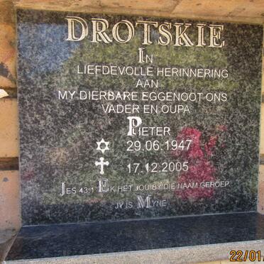 DROTSKIE Pieter 1947-2005