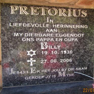 PRETORIUS Billy 1930-2006