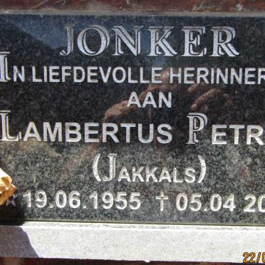 JONKER Lambertus Petrus 1955-2010