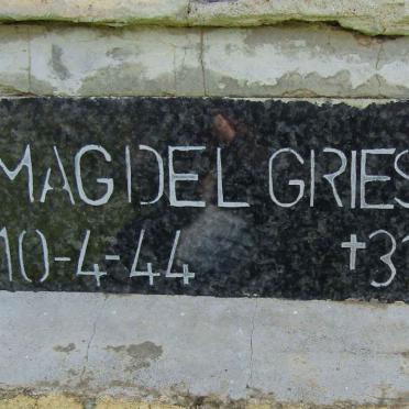 GRIESSEL Magdel 1944-2002