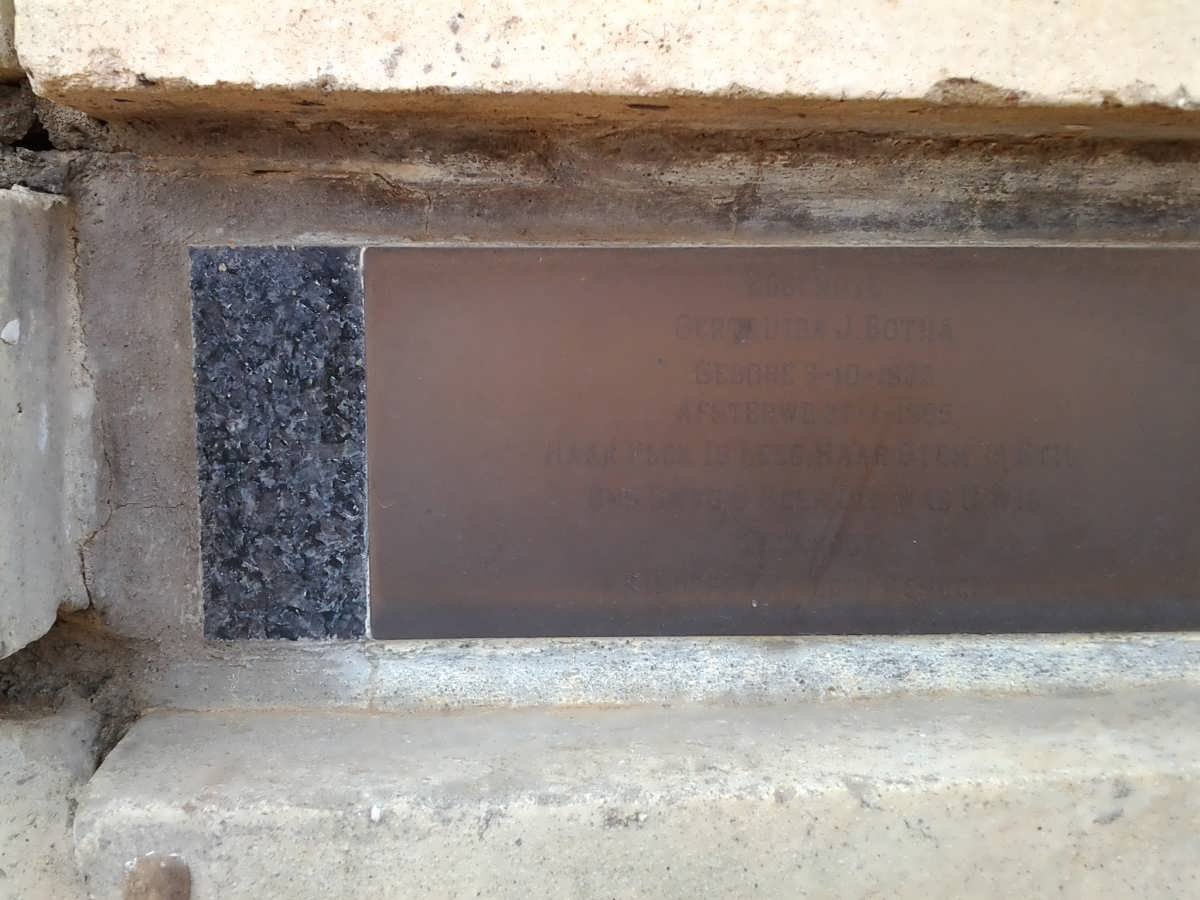 BOTHA Gertruida J. 1875-19??