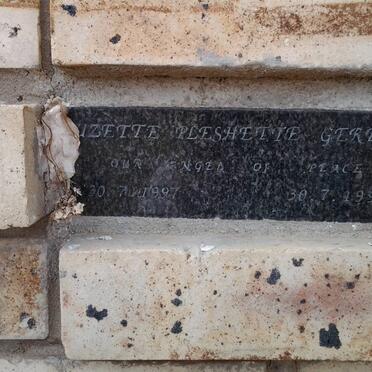 GERBER Lizette Pleshette 1997-1997