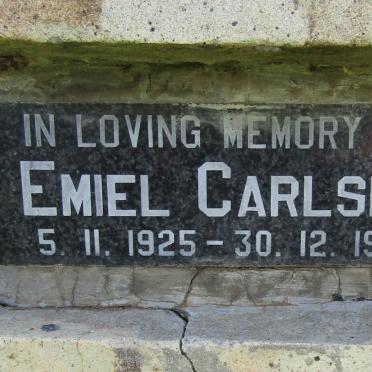 CARLSEN Emiel 1925-1995