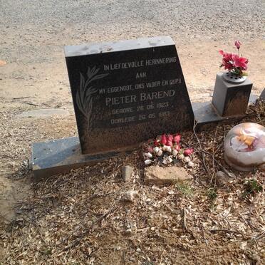 ? Pieter Barend 1923-1983