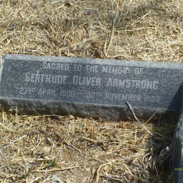ARMSTRONG Gertrude Oliver 1900-1958