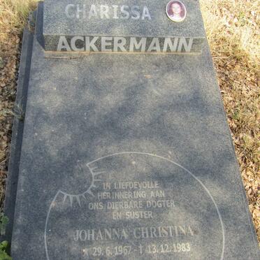 ACKERMANN Johanna Christina 1967-1983