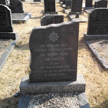 ASWEGEN Jan Hendrik, van  -1963