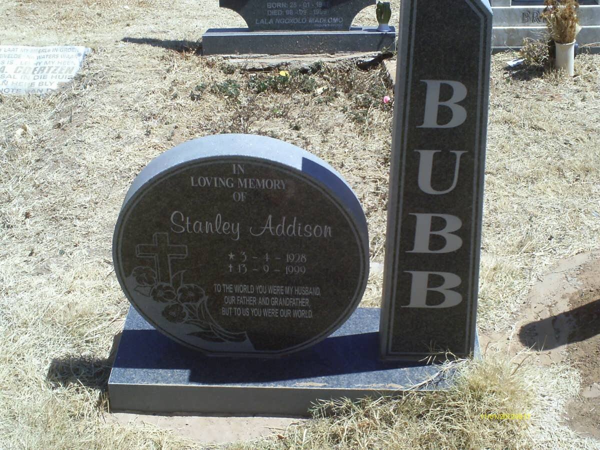 ADDISON Stanley 1928-1999