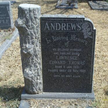 ANDREWS Lawrence Edward Thomas 1913-1959