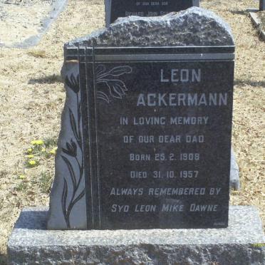 ACKERMANN Leon 1908-1957