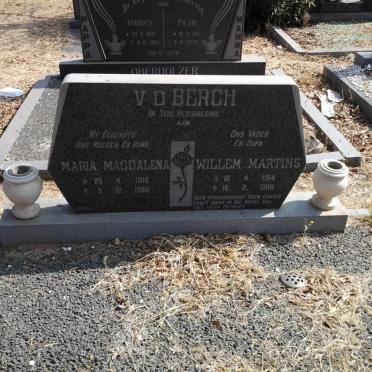 BERGH Willem Martins 1914-1986 &amp; Maria Magdalena 1910-1980