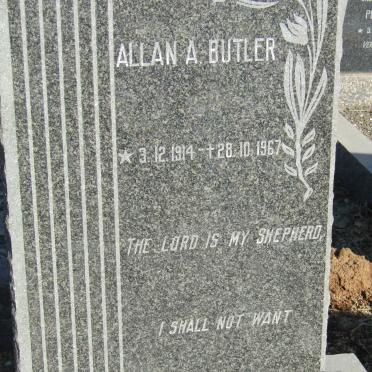 BUTLER Allan A. 1914-1967