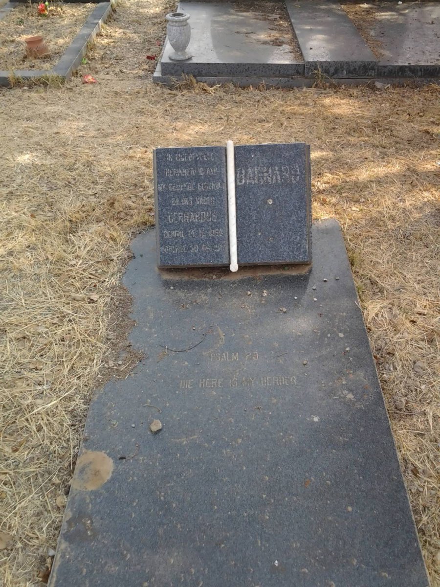 BARNARD Gerhardus 195?-199??