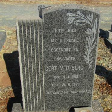 BERG Gert, v.d. 1912-1967