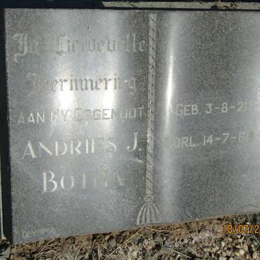 BOTHA  Andries J. 1921-196?