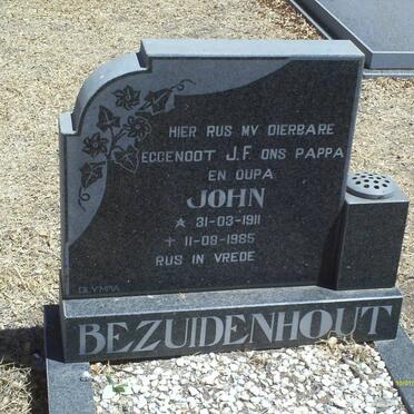 BEZUIDENHOUT John 1911-1985