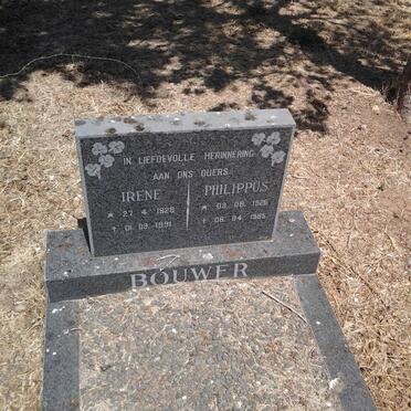 BOUWER Philippus 1926-1985 &amp; Irene 1928-1991