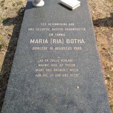 BOTHA Maria -1980