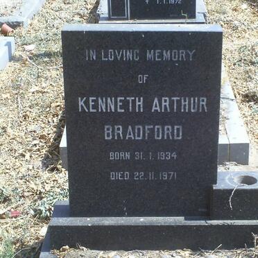 BRADFORD Kenneth Arthur 1934-1971