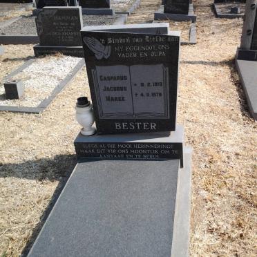 BESTER Casparus Jacobus Maree 1918-1979