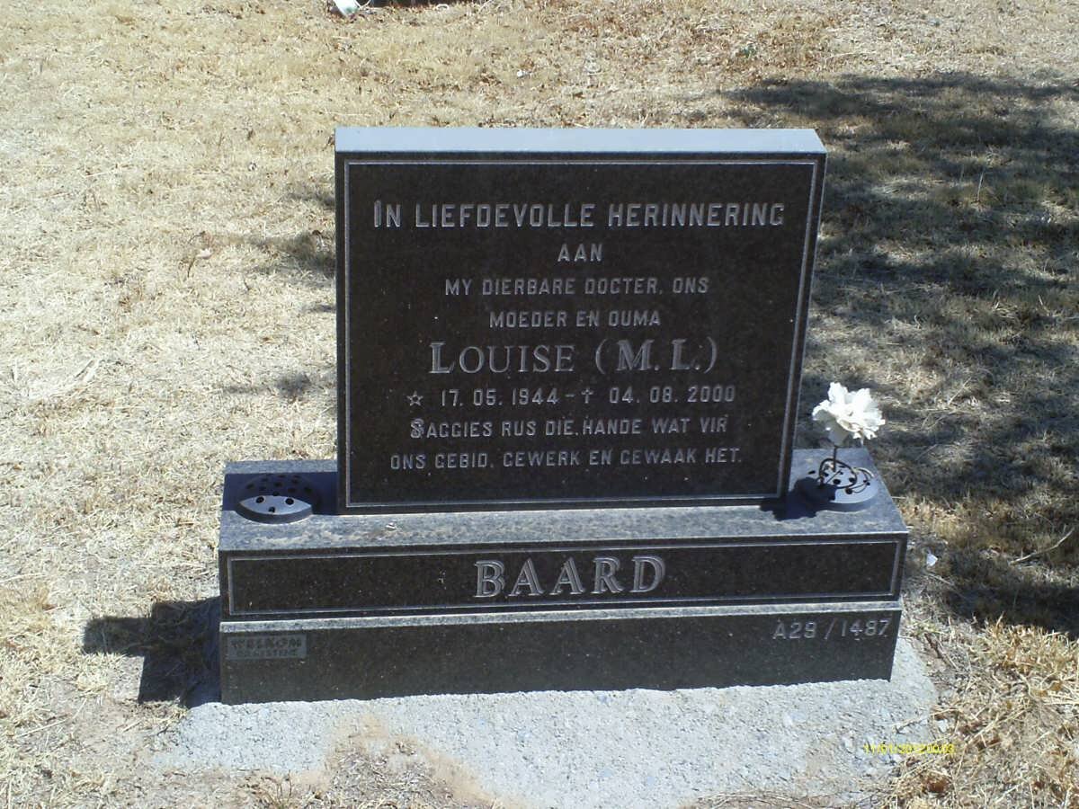 BAARD M.L. 1944-2000