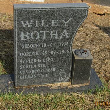 BOTHA Wiley 1936-1996