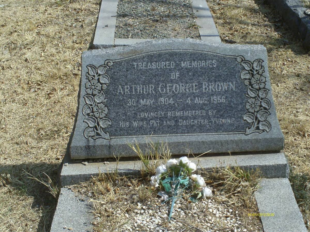 BROWN Arthur George 1904-1956