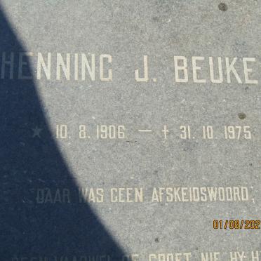 BEUKES Henning J. 1906-1975 