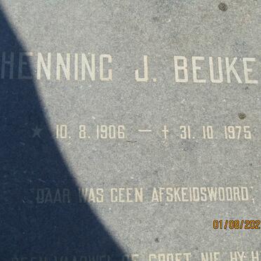 BEUKES Henning J. 1906-1975 