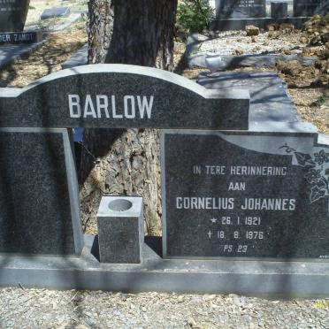 BARLOW Cornelius Johannes 1921-1976