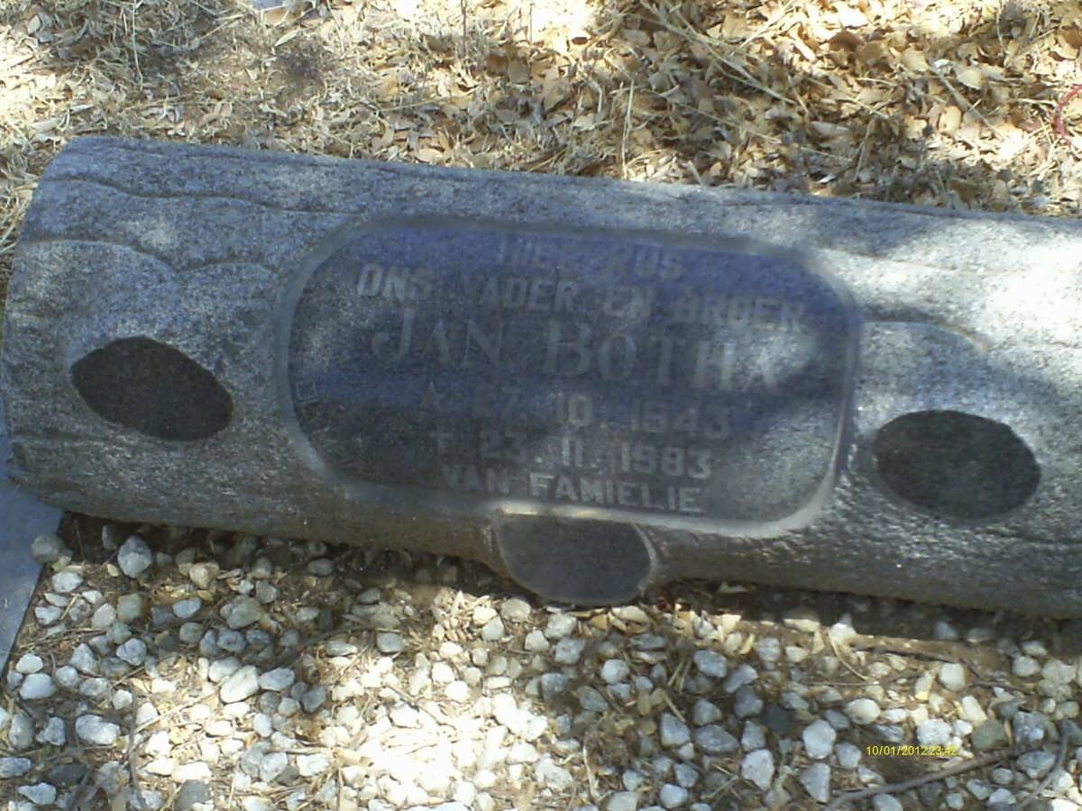 BOTHA Jan 1943-1983