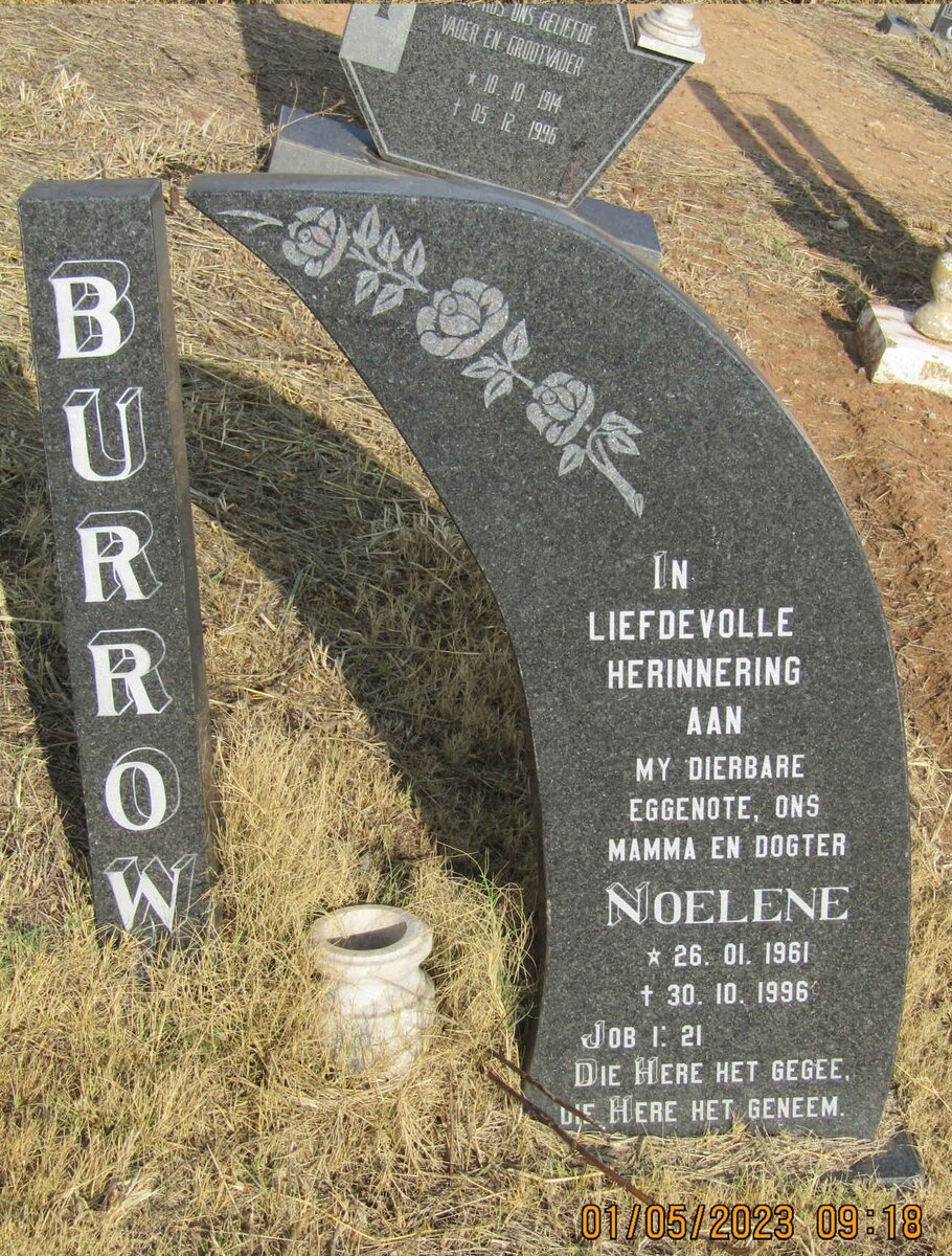 BURROW Noelene 1961-1996