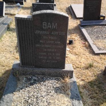 BAM Johanna Ashfood nee VOGES 1906-1967