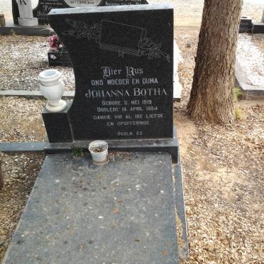BOTHA Johanna 1919-1984