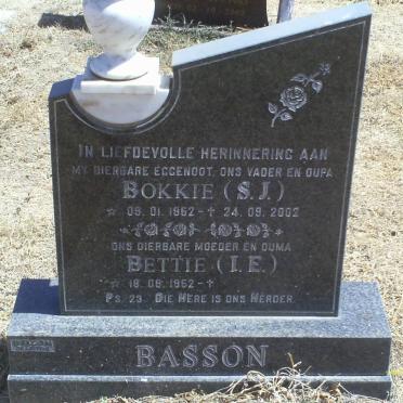 BASSON S.J. 1952-2002 &amp; I.E. 1952-