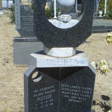 BEUKES Meisie 1944-1989