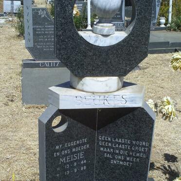 BEUKES Meisie 1944-1989
